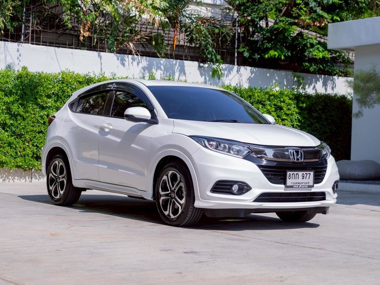 Honda HR-V 2018 1.8 E Utility-car เบนซิน ไม่ติดแก๊ส เกียร์อัตโนมัติ ขาว