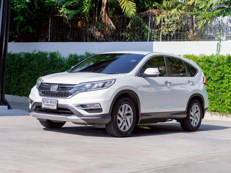 Honda CR-V 2017 2.0 E 4WD Utility-car เบนซิน ไม่ติดแก๊ส เกียร์อัตโนมัติ ขาว รูปที่ 3