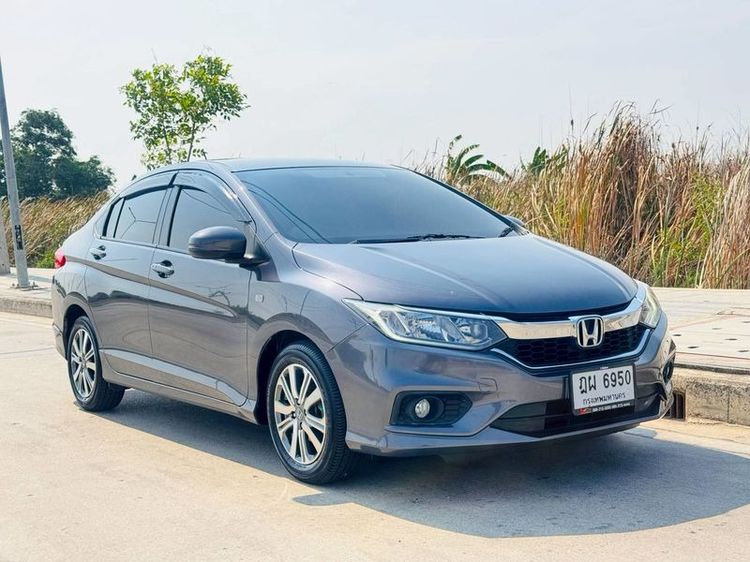 Honda City 2018 1.5 V i-VTEC Sedan เบนซิน ไม่ติดแก๊ส เกียร์อัตโนมัติ เทา