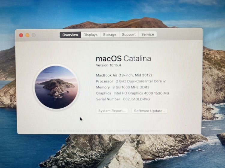 Macbook 13 Inch 2012 I7 Ram 8 GB ใช้งานได้ดี ราคาถูกใจ รูปที่ 3