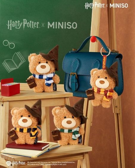 พวงกุญแจ Harry Potter 10cm. x Miniso ยกชุดมือ1