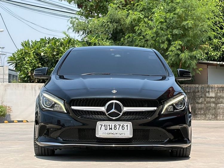 Mercedes-Benz CLA-Class 2017 CLA200 Sedan เบนซิน ไม่ติดแก๊ส เกียร์อัตโนมัติ ดำ รูปที่ 2