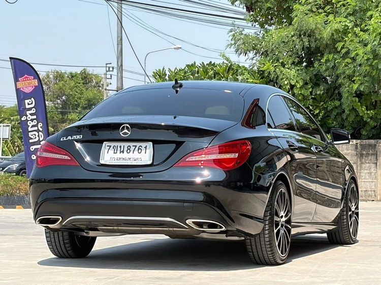 Mercedes-Benz CLA-Class 2017 CLA200 Sedan เบนซิน ไม่ติดแก๊ส เกียร์อัตโนมัติ ดำ รูปที่ 4