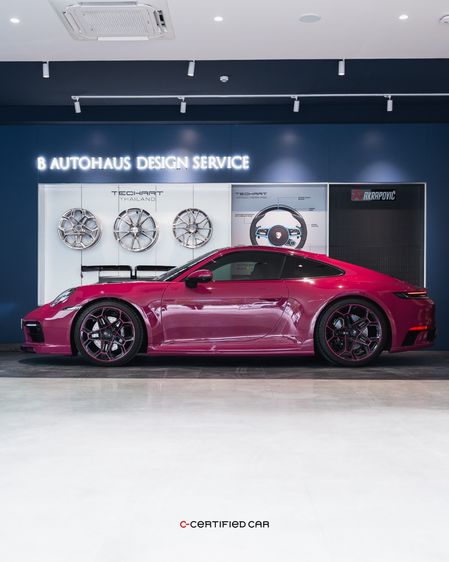 Porsche 911 Carrera S 2023 3.0 PDK Sedan เบนซิน ไม่ติดแก๊ส เกียร์อัตโนมัติ ชมพู รูปที่ 4