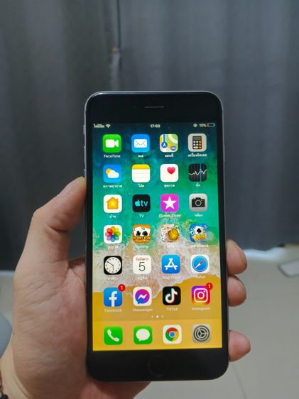 ไอโฟน 6 พลัส 64 GB ใช้งานได้ปกติทุกอย่าง ยกเว้นปุ่มโฮมเสีย