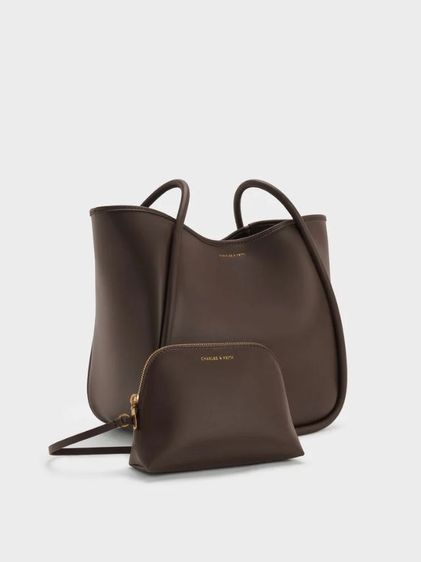 Charles Keith Lyla  Espresso Brown รูปที่ 2