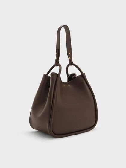 Charles Keith Lyla  Espresso Brown รูปที่ 4