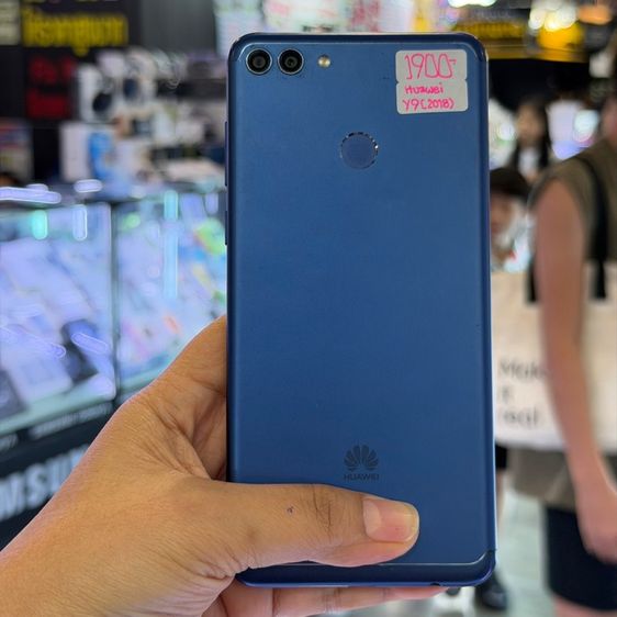 Huawei Y9 2018 สีฟ้า เครื่องศูนย์ สภาพสวยมาก จอ5.93นิ้ว แรม3รอม32 Kirin659 กล้องคู่หลัง🔥🔥 รูปที่ 2