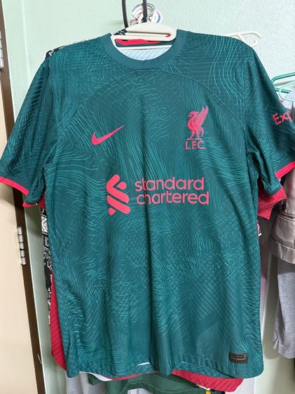 ผู้ชาย เขียว ชุดฟุตบอล Nike เสื้อ Liverpool 2022-2023 Player grade