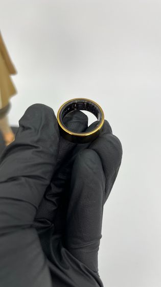 Ultrahuman Ring AIR Smart Ring Size S09 Gold พร้อมกล่องและแท่นชาร์จ