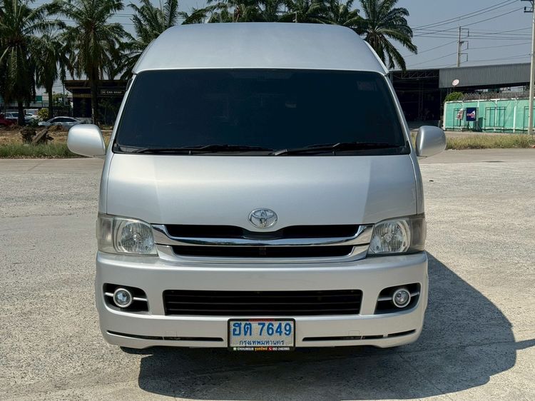 Toyota Commuter 2009 2.5 Van ดีเซล ไม่ติดแก๊ส เกียร์ธรรมดา บรอนซ์เงิน รูปที่ 2