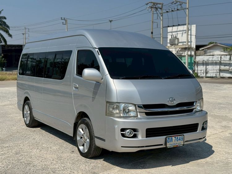 Toyota Commuter 2009 2.5 Van ดีเซล ไม่ติดแก๊ส เกียร์ธรรมดา บรอนซ์เงิน รูปที่ 3