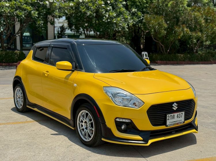 Suzuki Swift 2018 1.2 GL Max Edition Sedan เบนซิน ไม่ติดแก๊ส เกียร์อัตโนมัติ เหลือง รูปที่ 3
