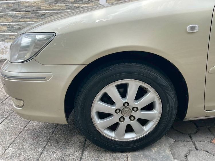 Toyota Camry 2003 2.4 Q Sedan เบนซิน ไม่ติดแก๊ส เกียร์อัตโนมัติ บรอนซ์ทอง รูปที่ 4