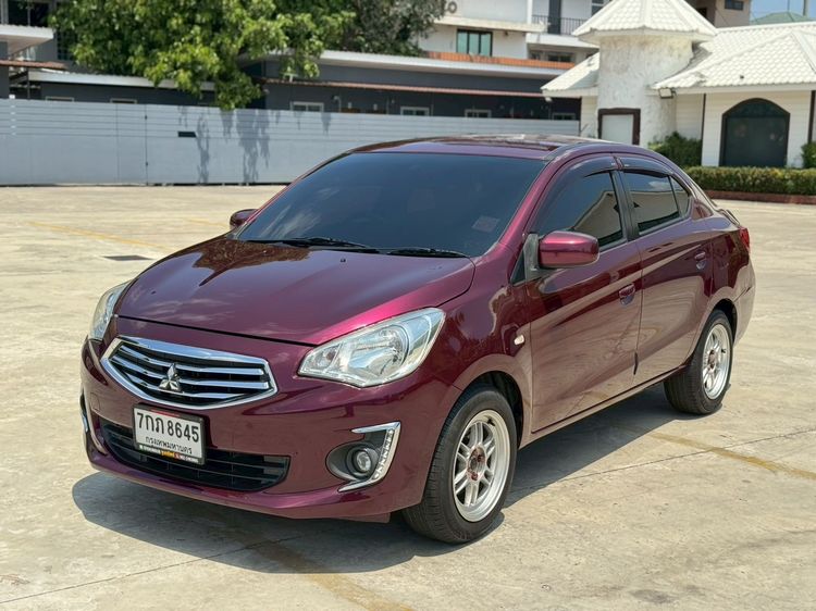 รถ Mitsubishi Attrage 1.2 GLX สี แดง