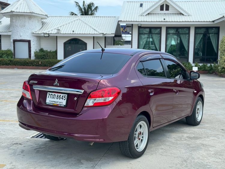 Mitsubishi Attrage 2018 1.2 GLX Sedan เบนซิน ไม่ติดแก๊ส เกียร์อัตโนมัติ แดง รูปที่ 4