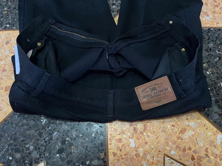 📌BIG JOHN👖-Super black เอว29-30 รูปที่ 6