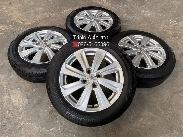 อื่นๆ อะลูมิเนียมอัลลอย 15" ✨ล้อแม็กพร้อมยาง✨Toyota Vios 8 ก้าน ขอบ 15💖สภาพสวย💖