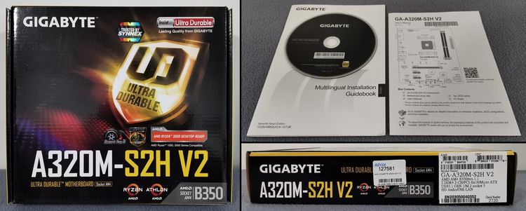ชุด Mainboard+CPU - Gigabyte A320M-S2H V2 + AMD Ryzen 5 3500X รูปที่ 7