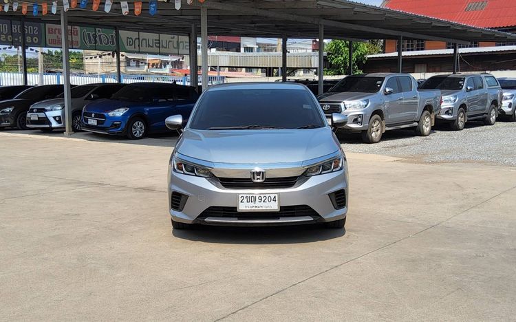 Honda City 2021 1.0 V Sedan เบนซิน ไม่ติดแก๊ส เกียร์อัตโนมัติ บรอนซ์เงิน รูปที่ 2