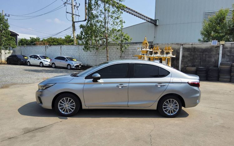 Honda City 2021 1.0 V Sedan เบนซิน ไม่ติดแก๊ส เกียร์อัตโนมัติ บรอนซ์เงิน รูปที่ 4