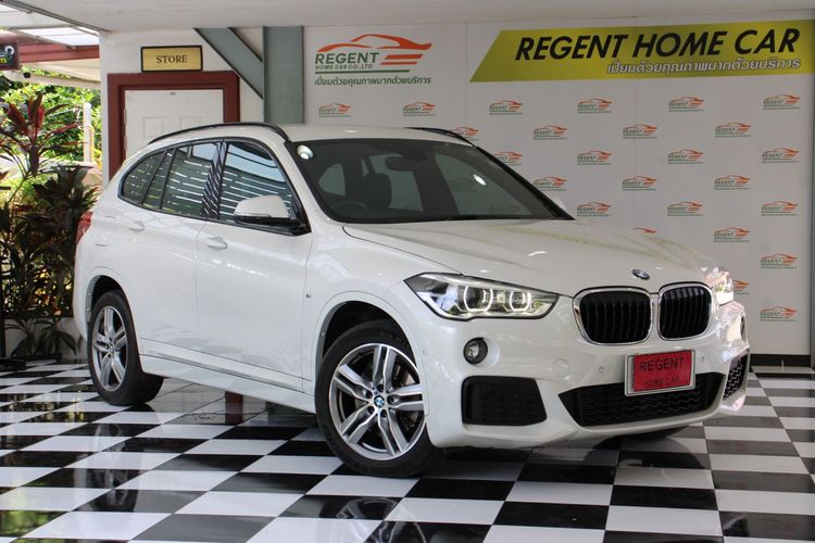 รถ BMW X1 2.0 sDrive20d M Sport สี ขาว