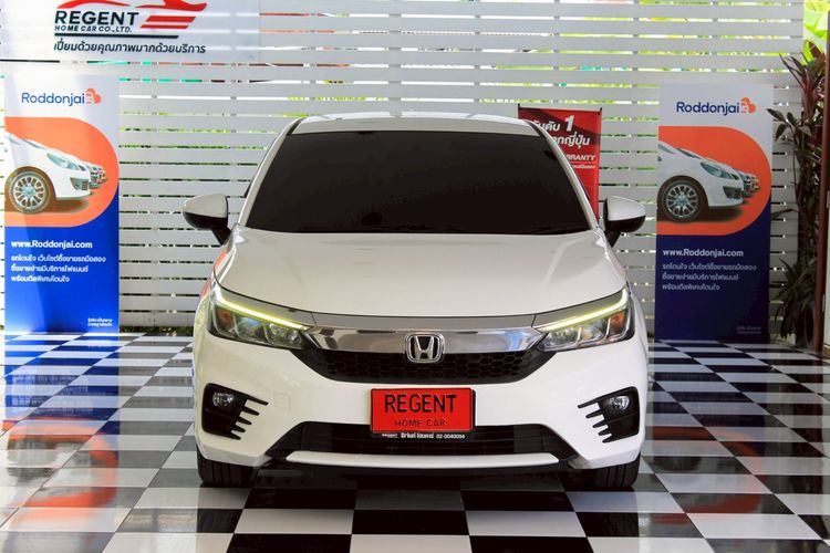 Honda City 2022 1.0 S+ Sedan เบนซิน ไม่ติดแก๊ส เกียร์อัตโนมัติ ขาว รูปที่ 2