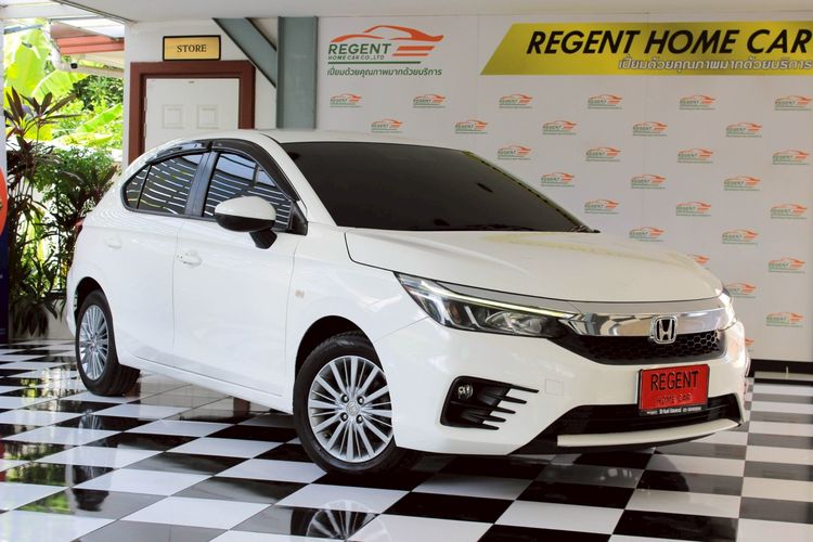 รถ Honda City 1.0 S+ สี ขาว