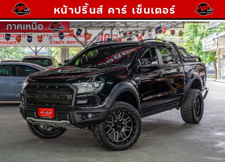 รถ Ford Ranger 2.2 Hi-Rider XLT สี ดำ