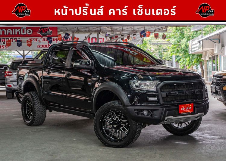 Ford Ranger 2022 2.2 Hi-Rider XLT Pickup ดีเซล ไม่ติดแก๊ส เกียร์อัตโนมัติ ดำ รูปที่ 3
