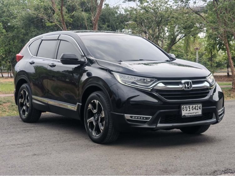 Honda CR-V 2018 1.6 DT EL 4WD Utility-car ดีเซล ไม่ติดแก๊ส เกียร์อัตโนมัติ ดำ