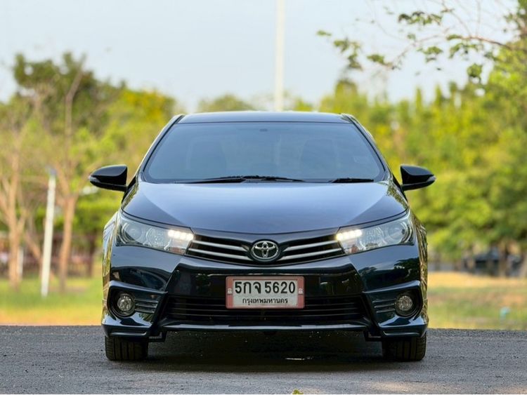 Toyota Altis 2015 1.8 S Sedan เบนซิน ไม่ติดแก๊ส เกียร์อัตโนมัติ ดำ รูปที่ 2