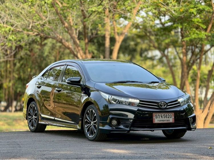 Toyota Altis 2015 1.8 S Sedan เบนซิน ไม่ติดแก๊ส เกียร์อัตโนมัติ ดำ