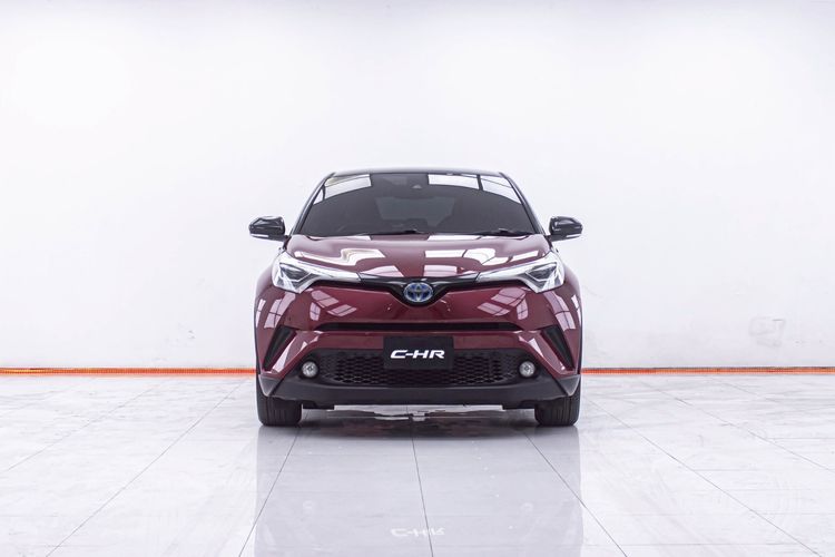 Toyota C-HR 2018 1.8 Hybrid Hi Utility-car ไฮบริด ไม่ติดแก๊ส เกียร์อัตโนมัติ แดง รูปที่ 4