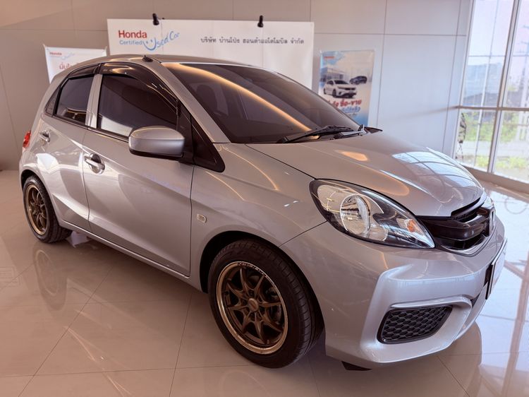 Honda Brio 2016 1.2 V Sedan เบนซิน ไม่ติดแก๊ส เกียร์อัตโนมัติ เทา รูปที่ 3