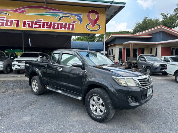 Toyota Hilux Vigo Champ 2012 Smart Cab 2.5 E VNT Prerunner Pickup ดีเซล ไม่ติดแก๊ส เกียร์ธรรมดา ดำ