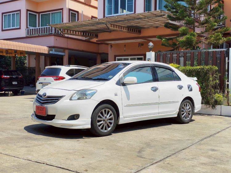 Toyota Vios 2012 1.5 E Sedan เบนซิน ไม่ติดแก๊ส เกียร์อัตโนมัติ ขาว รูปที่ 3