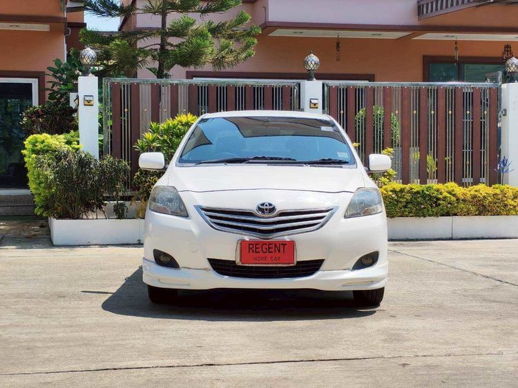 Toyota Vios 2012 1.5 E Sedan เบนซิน ไม่ติดแก๊ส เกียร์อัตโนมัติ ขาว รูปที่ 2