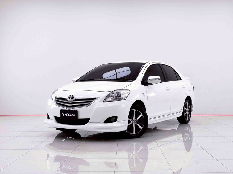 Toyota Vios 2011 1.5 J Sedan เบนซิน ไม่ติดแก๊ส เกียร์อัตโนมัติ ขาว