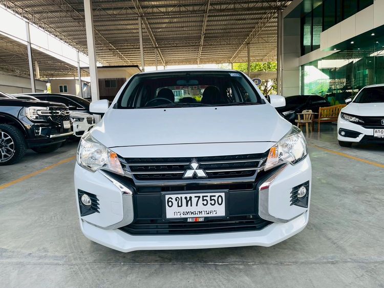 Mitsubishi Attrage 2019 1.2 GLX Sedan เบนซิน ไม่ติดแก๊ส เกียร์อัตโนมัติ ขาว รูปที่ 3