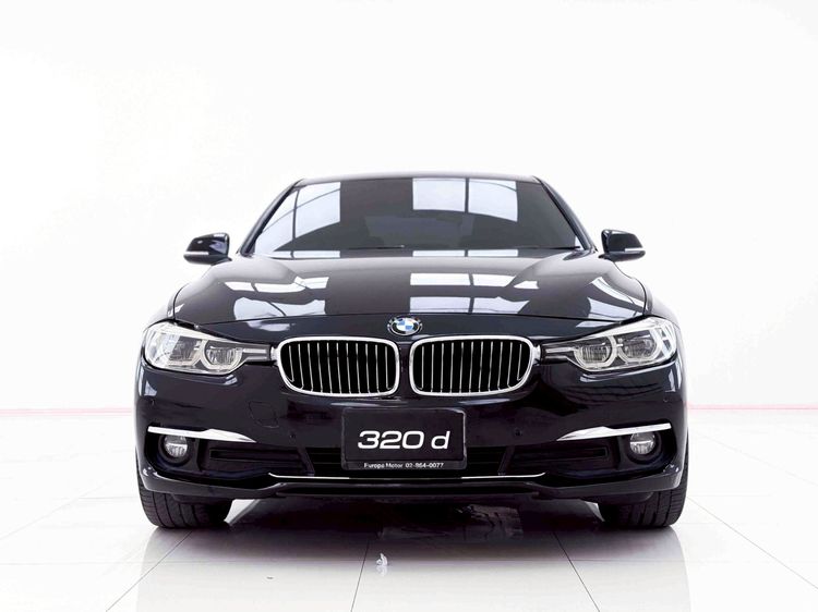 BMW Series 3 2017 320d Sedan ดีเซล ไม่ติดแก๊ส เกียร์อัตโนมัติ ดำ รูปที่ 3