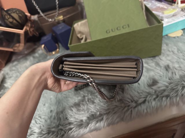 กระเป๋าสะพาย Gucci แท้ มือ2 ใบครบ กล่องครบ รูปที่ 6