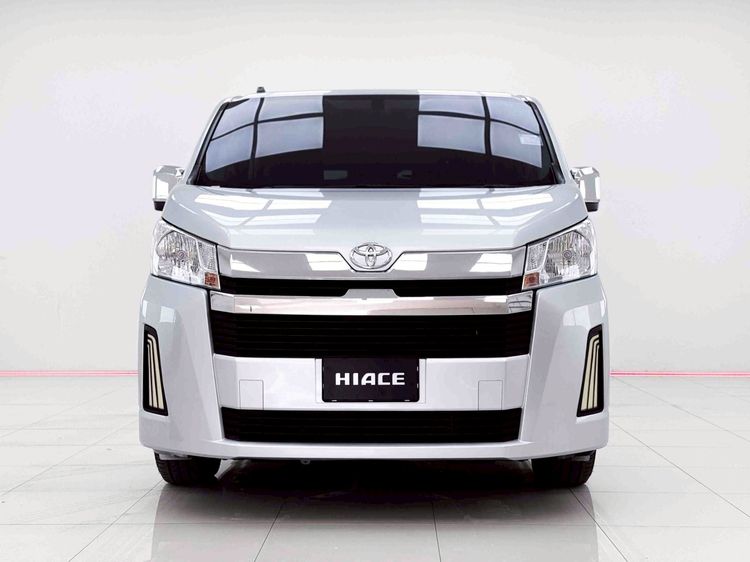 Toyota Hiace 2022 2.8 GL Van ดีเซล ไม่ติดแก๊ส เกียร์ธรรมดา เทา รูปที่ 3