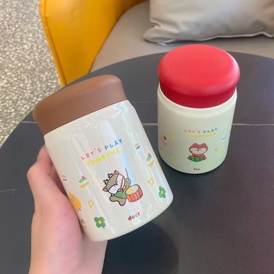 แก้วเก็บอุณหภูมิความร้อนความเย็นลาย Hello  Kitty และผองเพื่อน รูปที่ 14