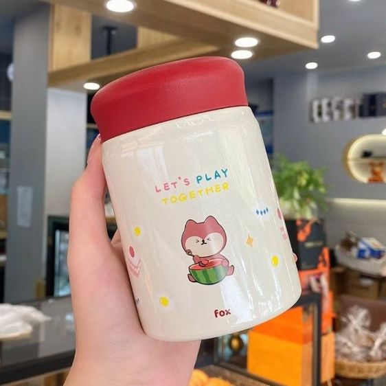 แก้วเก็บอุณหภูมิความร้อนความเย็นลาย Hello  Kitty และผองเพื่อน รูปที่ 6