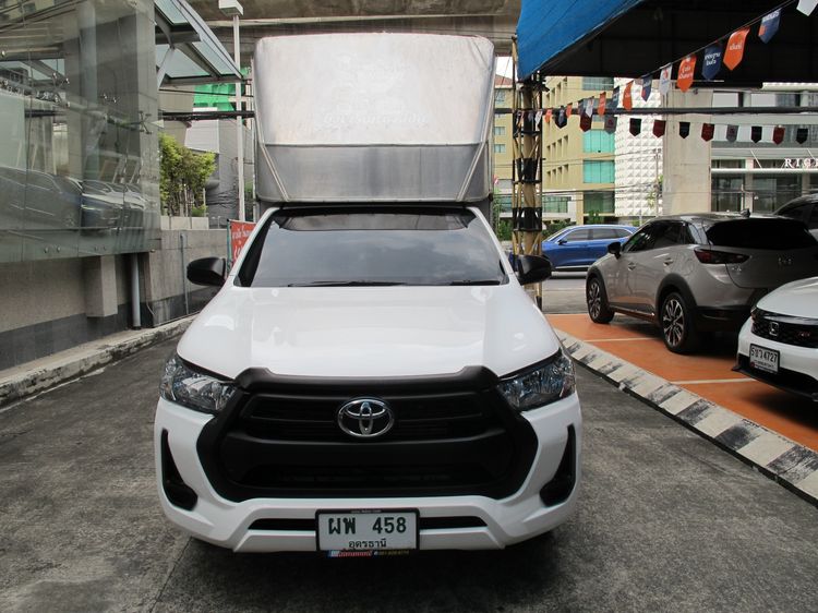 Toyota Hilux Revo 2022 2.4 Entry Van ดีเซล ไม่ติดแก๊ส เกียร์ธรรมดา ขาว รูปที่ 3