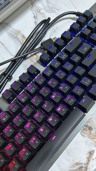 คีย์บอร์ด Logitech G512 Carbon Mechanical Gaming Keyboard ปุ่มไทยอังกฤษ ไฟ RGB GX Blue Clicky รูปที่ 13