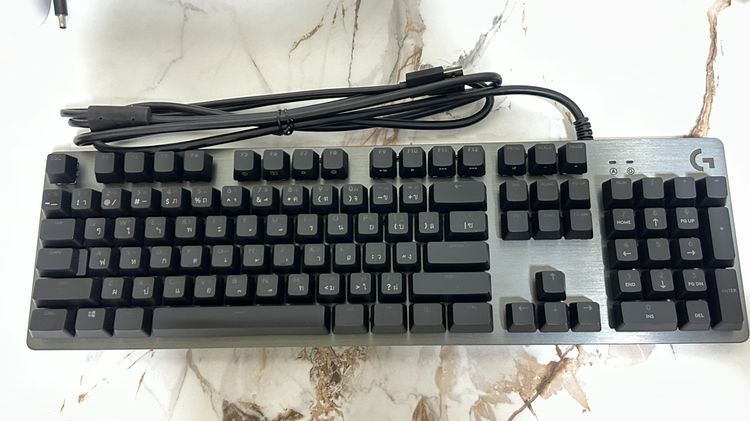 คีย์บอร์ด Logitech G512 Carbon Mechanical Gaming Keyboard ปุ่มไทยอังกฤษ ไฟ RGB GX Blue Clicky รูปที่ 2