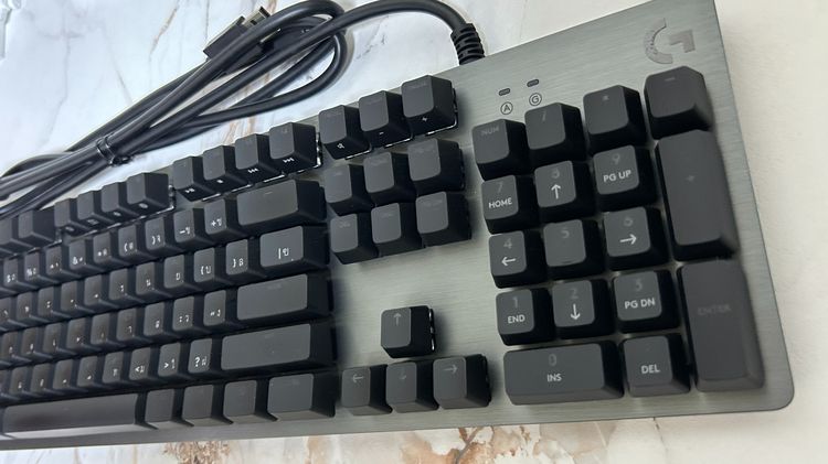 คีย์บอร์ด Logitech G512 Carbon Mechanical Gaming Keyboard ปุ่มไทยอังกฤษ ไฟ RGB GX Blue Clicky รูปที่ 4