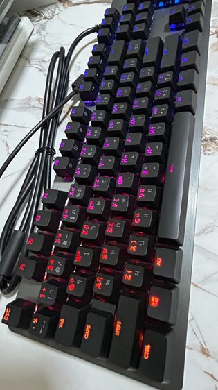 คีย์บอร์ด Logitech G512 Carbon Mechanical Gaming Keyboard ปุ่มไทยอังกฤษ ไฟ RGB GX Blue Clicky รูปที่ 15